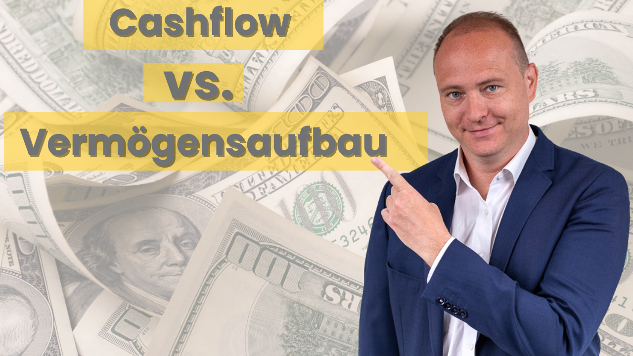 Warum Cashflow vs. Vermögensaufbau beim traden wichtig ist.